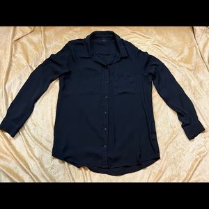 Apt. 9 Essentials Black Button Down